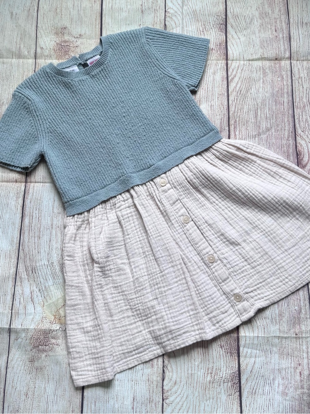 Zara Mixed Media Dress